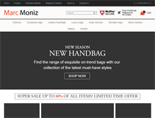 Tablet Screenshot of marcmoniz.com